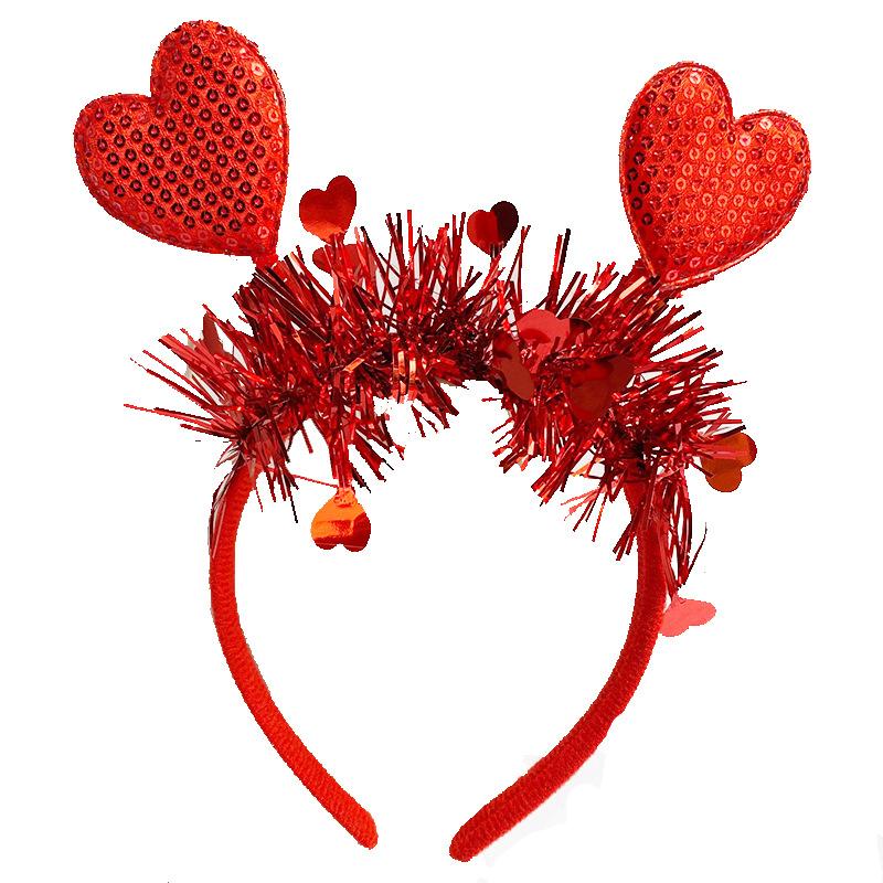 

Introducing Our Valentine s Day Heart Sequin Party Headband One Size