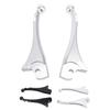 8mm Motorcycle Brake Lever Clutch Lever Kit Aluminum Alloy Anti Slip Texture Handle Short Brake Clut