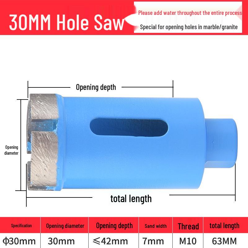 Angle Grinder Drill Bit for Marble, Glass, Tile & Granite