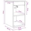 Bathroom Cabinet In between Concrete Grey 30 x 35 x 50 cm