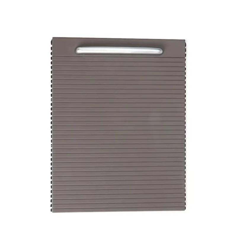 Interior Car Armrest Central Console Drink Cup Holder Cover Trim Zipper Rolling Curtain For Volkswagen CC Passat B6 B7 CC