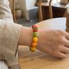 Stackable Fruit Acrylic Bracelet 3D Elastic Cord Bracelet Cute Colorful Beads Bracelet  Daily Wear
