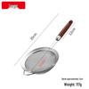 304 Stainless Steel Mesh Sieve with Wooden Handle for Soy Milk, Juice, Tea, and Baking