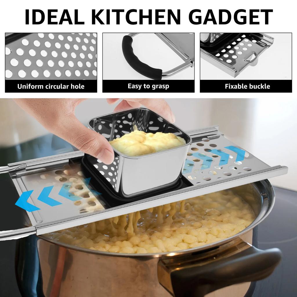 Pastamaskin Manual Nudeltillverkare Spätzlemaskin Rostfria Blad Raviolitillverkare Pastatillagningsverktyg Köksaccessoarer Prylar