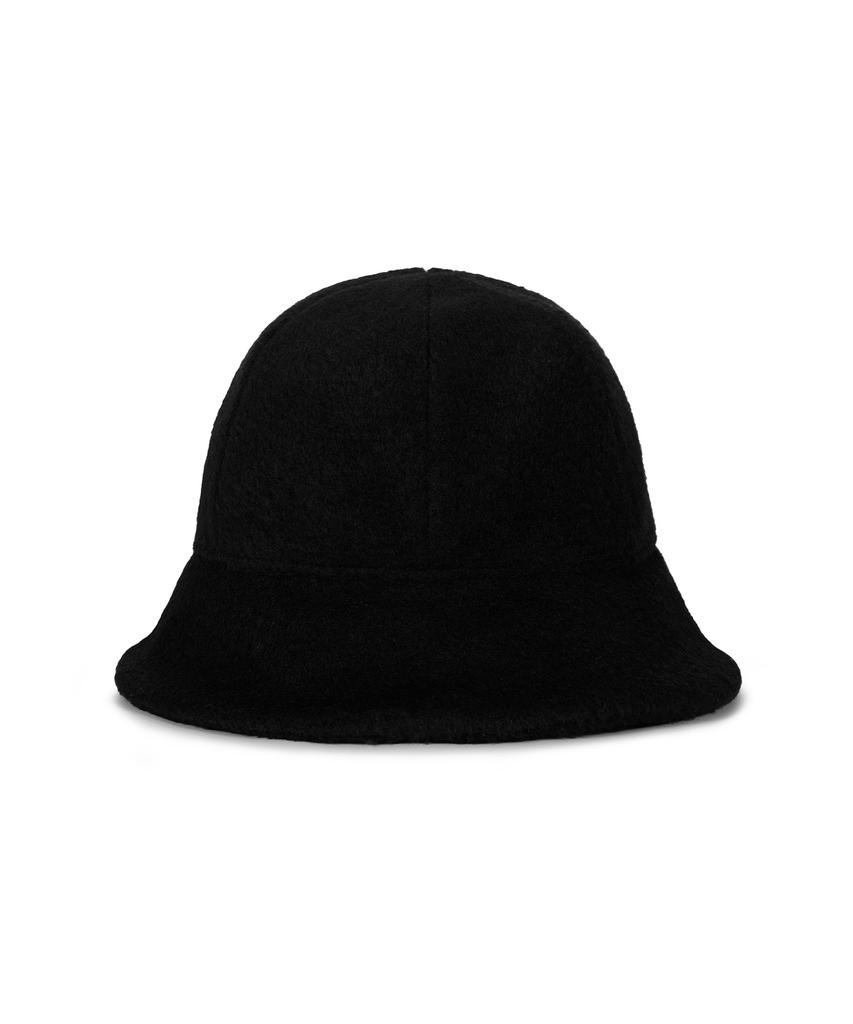 Bajal Va Studded Wool Bucket Hat Black