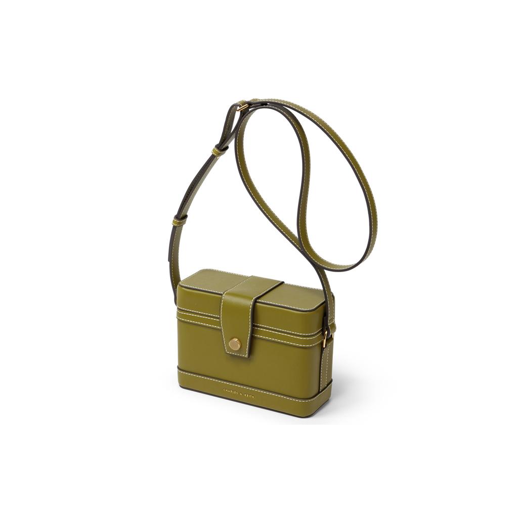 New CHARLES&KEITH PU Crossbody Bag Small Size Women's Multicolor CK2-80701182