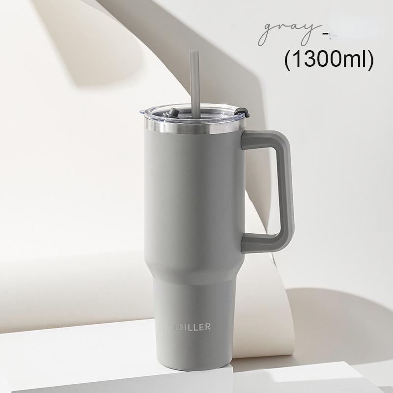 

Термос-чашка из нержавеющей стали с трубочкой 1200-1300ML
