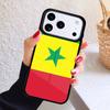 Senegal Flag Phone Case For iPhone 17 Air 16 15 14 13 12 11 Pro Max Plus