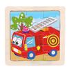 9Pcs Wooden Cartoon Animals Kids Jigsaw Puzzle Toy Learning Education Panel