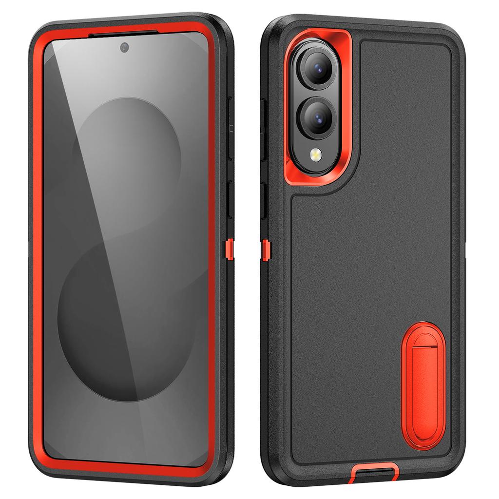 Applicable To Samsung S25Edge Defender Three-proof Mobile Phone Case Samsungs26U Bracket Anti-drop Cover