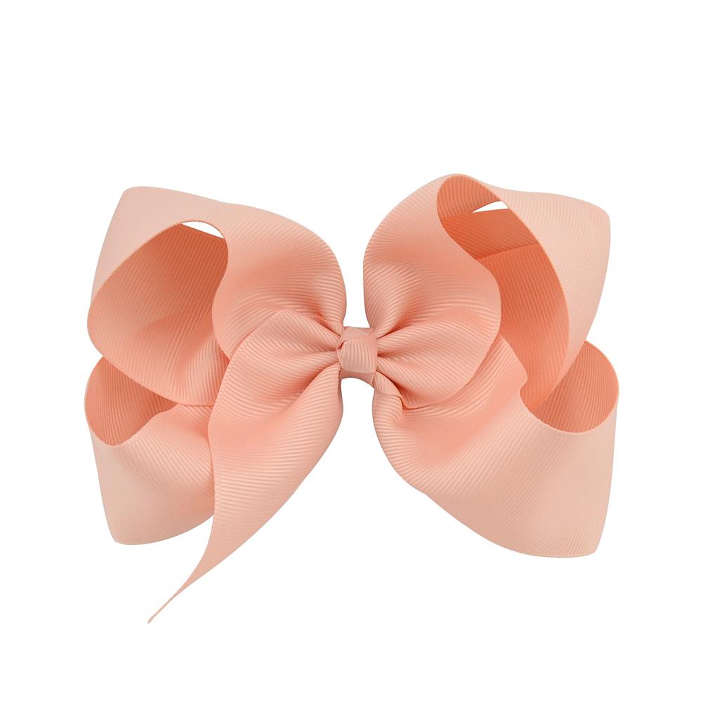 1Pc 40Colors 6'' Solid Colors Grosgrain Ribbon Hair Clips For Cute Girls Large Hairpins Boutique Barrettes Kids Hair Accessories