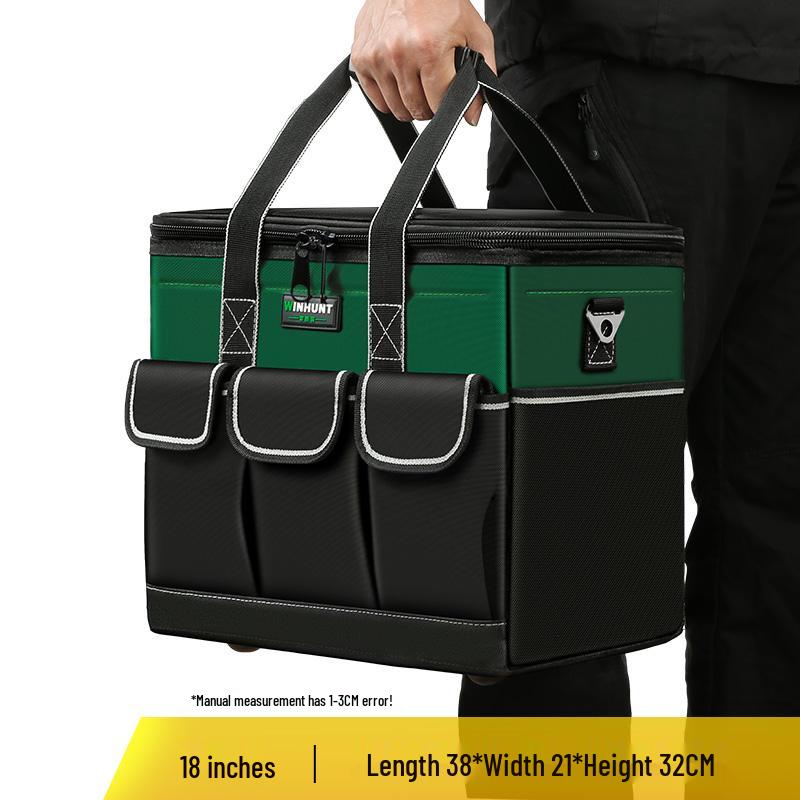Everwinners Multifunctional Thickened Canvas Tool Bag for Electricians