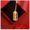 Ruyi Prayer Wheel Koi Fashion Versatile High-end Retro Jewelry Necklace Pendant