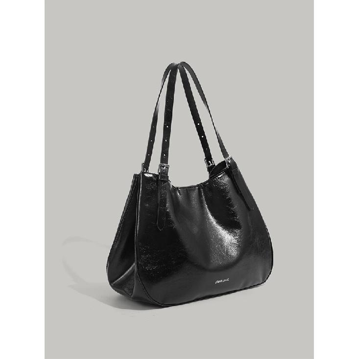 

2025 New Vintage Handbag for Women Fashionable Versatile Underarm Bag Niche Tote Bag High-end Feel Shoulder Bag чорний