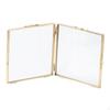 Artistic Glass Frame for Showcasing Pressed Flowers and Certificates