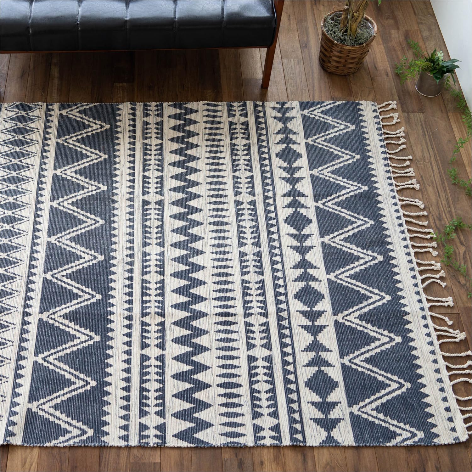 

Складной ковер Sayang Sayan Native Pattern Geometry 140x200 см татами темно-синий ручная работа 1,5