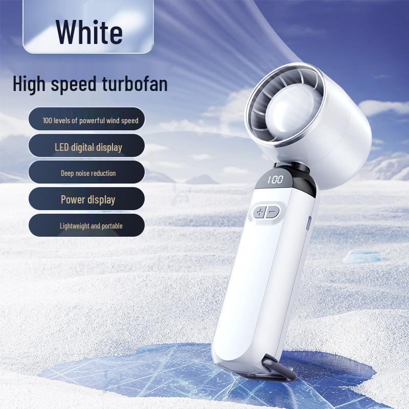 Portable USB High-Speed Mini Handheld Fan with Strong Cooling Turbine
