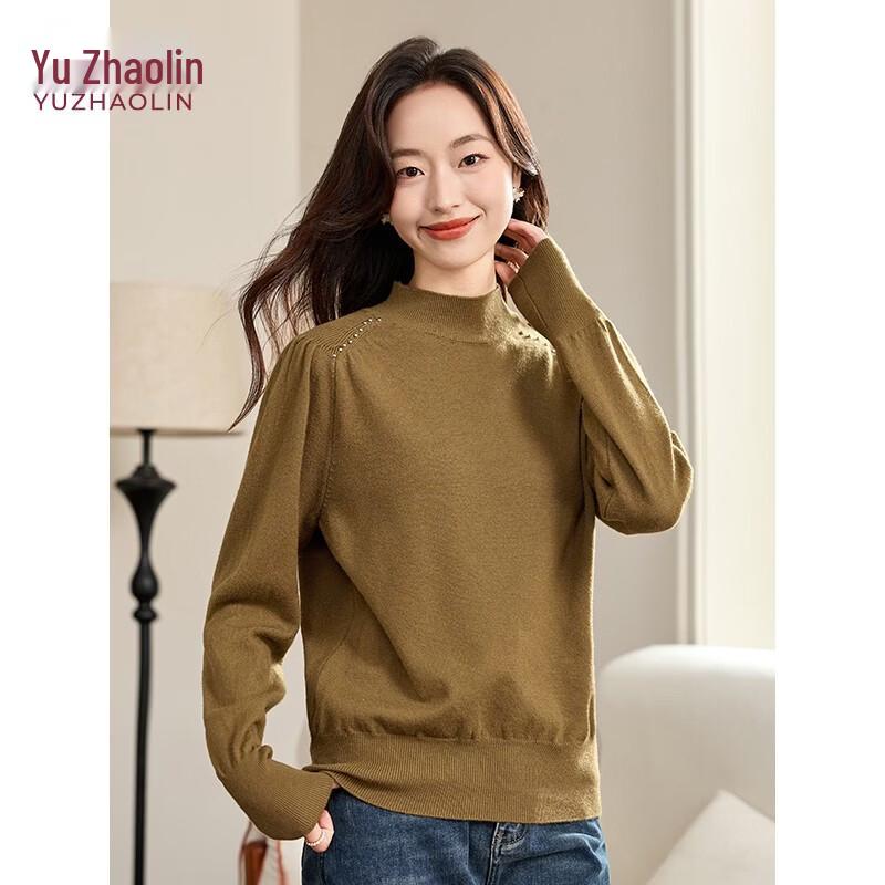 YUZHAOLIN Women's Autumn/Winter High-Neck Knit Sweater