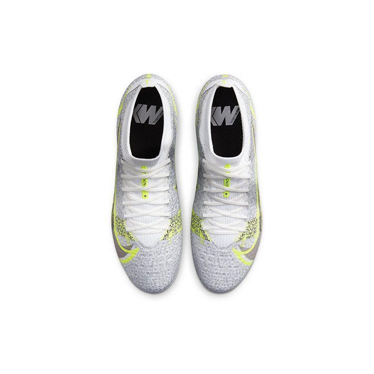 Nike Mercurial Vapor 14 Pro FG Metallic Silver Volt Men Sneakers White Black CU5693-107