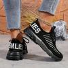 Sneakers Women Luxury Casual Tennis Fashionable Breathable Knitted Walking Shoes Black Anti Slip Lace Up Women'S Running Shoes
