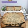 3pcs Bedding Set Love Commitment Includes 1 Comforter + 2 Pillowcases, Without Pillow Inserts, Soft Comfortable, Lightweight Breathable, Pri