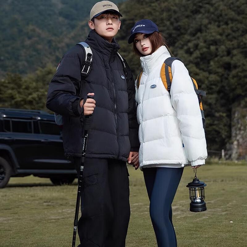 

YAYA 2024 Унисекс Короткая Утепленная Пуховая Куртка со Стойкой Воротником 2XL