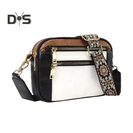 Geantă de umăr mică din piele artificială pentru femei, cu curea reglabilă, pentru călătorii zilnice