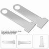 Helmet Strap D   Lock Stainless Steel Motorcycle   for   Black