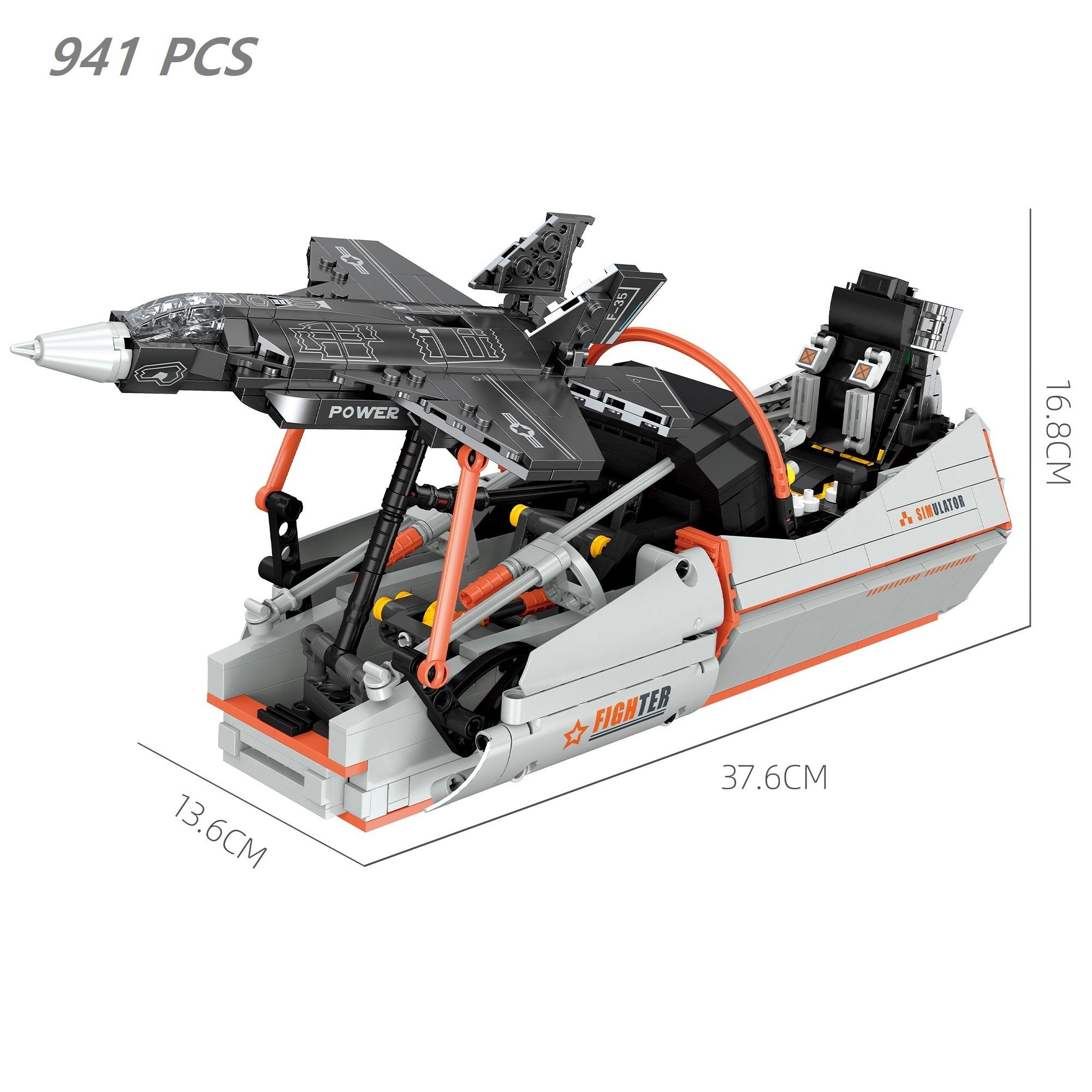 High-Quality F35 High-Quality Fighter High-Quality Jet High-Quality Simulation High-Quality Driving High-Quality Assembly High-Quality Toy JJ9230