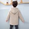 Autumn Boys' Fashionable Mid-length Woolen Coat