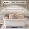 Kitchen, Tableware Storage Box with Lid, Household Drain, Cupboard Storage Rack, Tableware, Dish Rack Thickened
