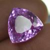 Beautiful 10.85 Ct A+ NATURAL Pink Sapphire TRILLION CUT Gemstone CERTIFIED