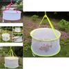 Foldable Clothes Drying Mesh Basket With Large Diameter For Home Use And Socks Air Drying