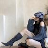 Autumn and winter new pointed head thin heel high heel temperament thin French fashion sexy beautiful boots black