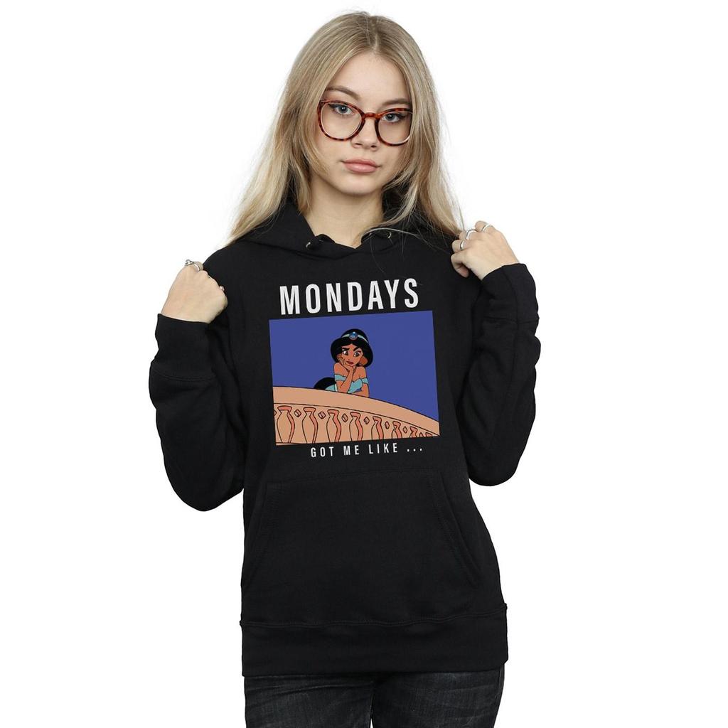 Disney Princess Womens/Ladies Jasmine Mondays Got Me Like Hoodie