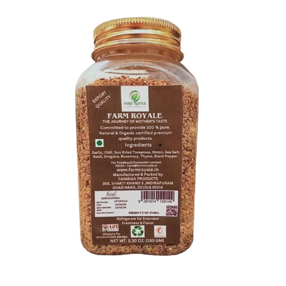 Farm Royale Pizza Seasoning 150g | Italian Herb Mix | Premium Natural Seasoning | Farm Fresh