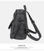 Korean Style Women's Large Capacity PU Backpack