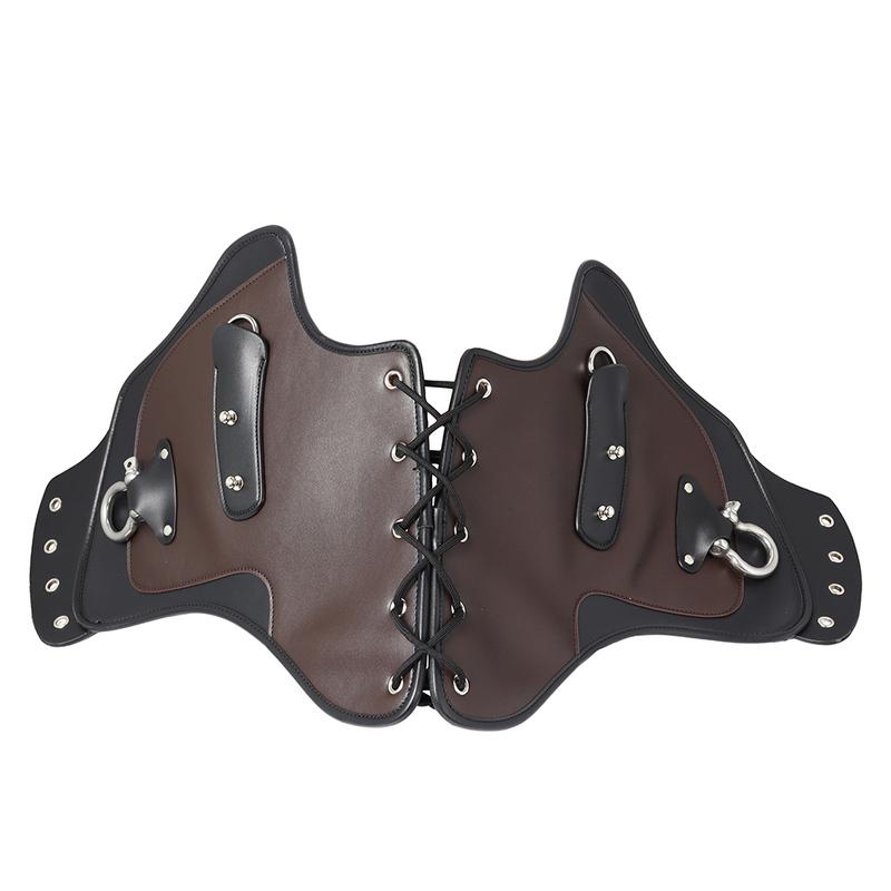 Motorcycle Universal Brown PU Leather Heat Saddle Shield Deflectors For Harley Touring Electra Glide Softail Dyna Sportster 883