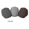 Newsboy Caps for Men Plaid Beret Men's British Vintage Painter's Hat Casual Gatsby Ivy Hatforward Hat Hombre Boina Four Seasons