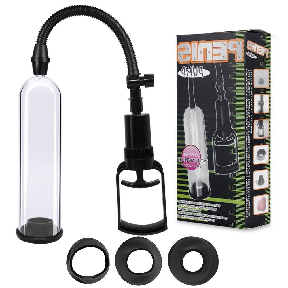 Penis Enlargement Pump for Men with Long & Short Sleeves – Erection Support Sex Toy for Men Penis Extender