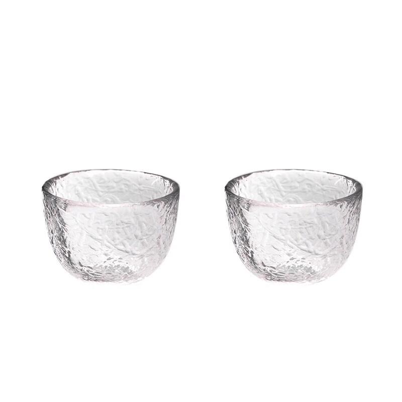 Qiwei Japanese Handmade Hammered Glass Sake Cups