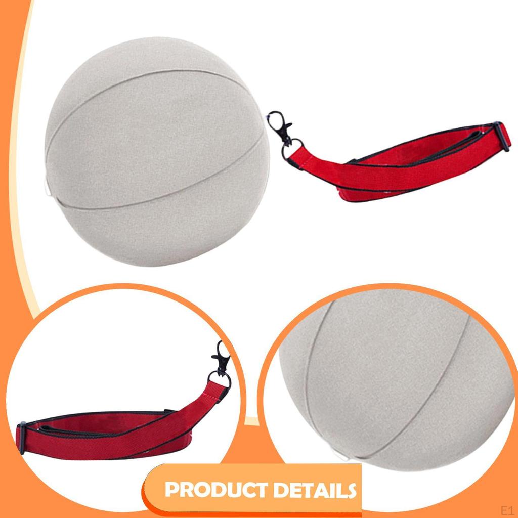 Golf Swing Training Ball Inflatable Tool Equipment Teaching Indoor with Adjustable Strap