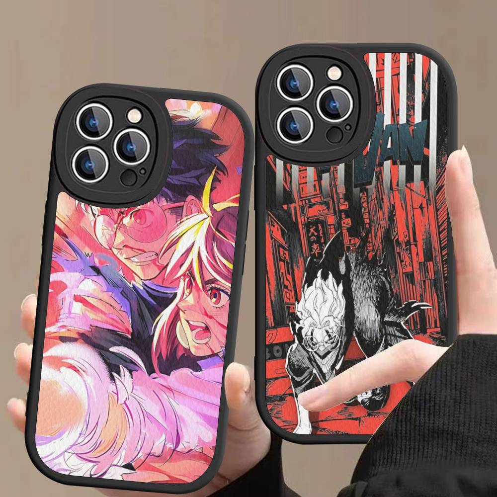 Hot Blooded Fantasy D-DandadanS Anime Phone Case For IPhone 16 15 14 13 12 11 Pro Max Plus Leather Soft Cover