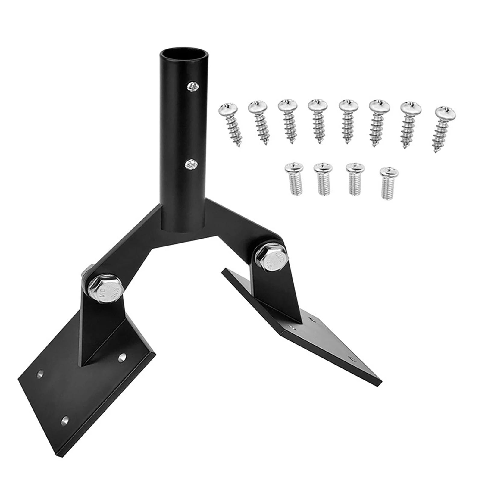 1 Pcs Weathervane Holder Flagpole Roof Weathervane Bracket Rustproof Weatherproof Rooftop Weathervane Holder Set China Mainland