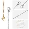 Gold-Plated Lobster Clasp O-Chain Extension for DIY Ancient-Style Jewelry