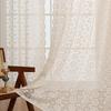 Simple Light Luxury Perforated Curtain Products Bedroom Bay Window Door Curtain Screen Curtain Bedroom Kitchen French Curtain Polyester