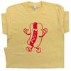 Hot Dog T Shirt Cool Hot Dog Graphic Shirt Funny Food Shirts For Men Women Kids