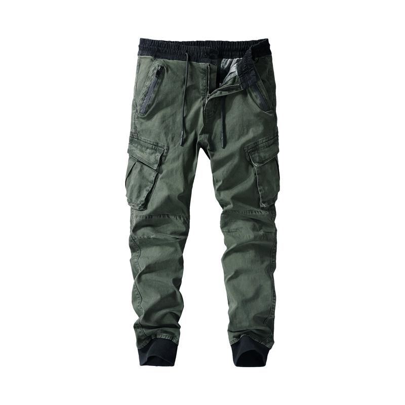 Thickened Overalls Men 'S Strappy Casual Pants Loose Sports Trousers Cotton Men 'S Pants