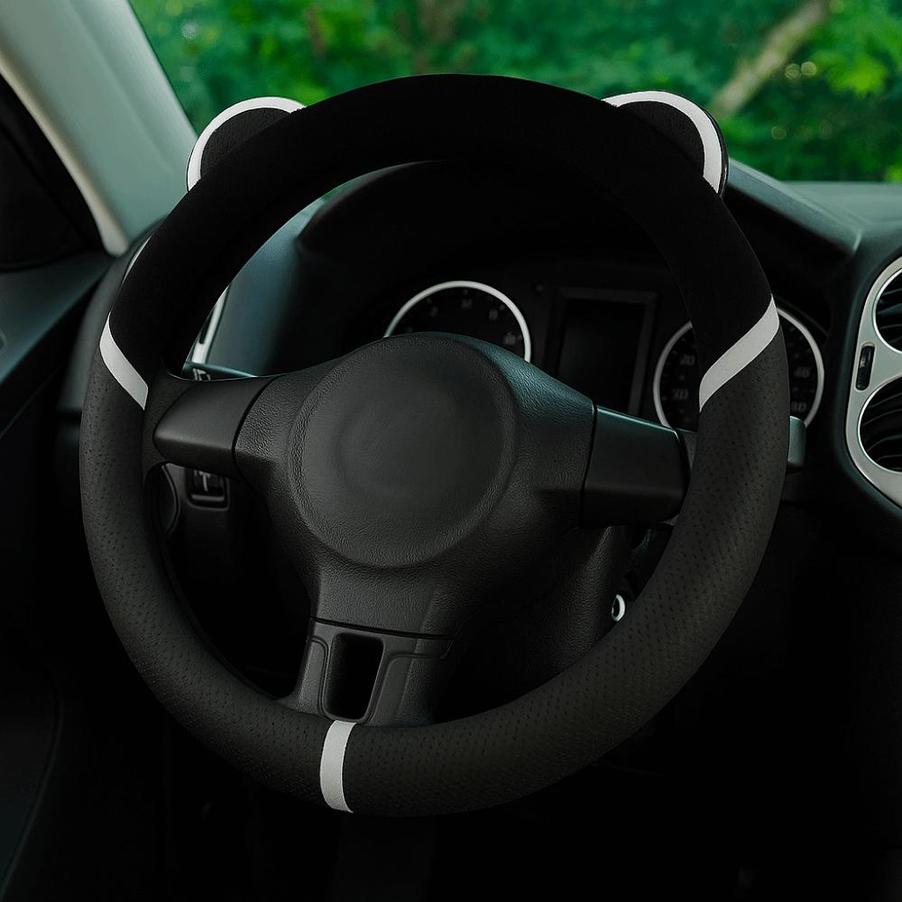 Breathable Handle Cover Sweat Absorbing Steering Wheel Sleeve Car  Steering Cover  Women Use