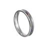 2022 New 4mm Women's Stainless Steel Wedding Ring Opal Meteorite  Abalone Shell Ring  for Women's